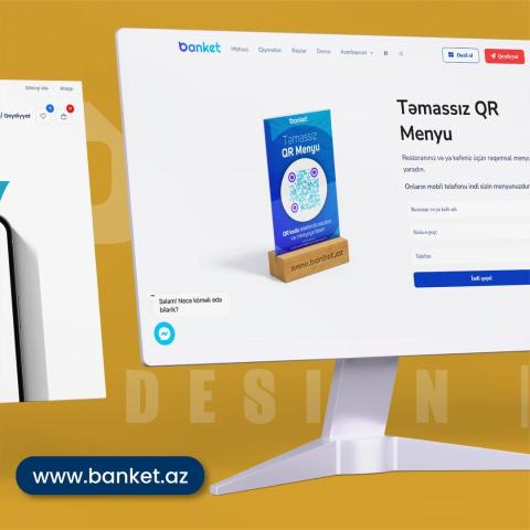 www.banket.az Təmassız QR Menyu saytı