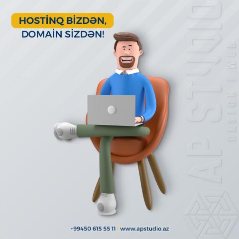 Hostinq bizdən, Domain sizdən!