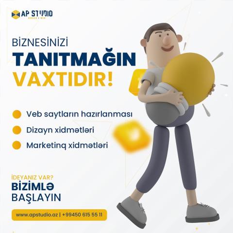 BİZNESİNİZİ TANITMAĞIN TAM ZAMANIDI!